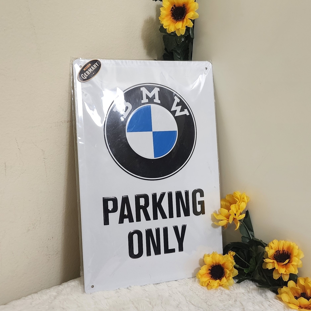 BMW Parking Only Metal Sign